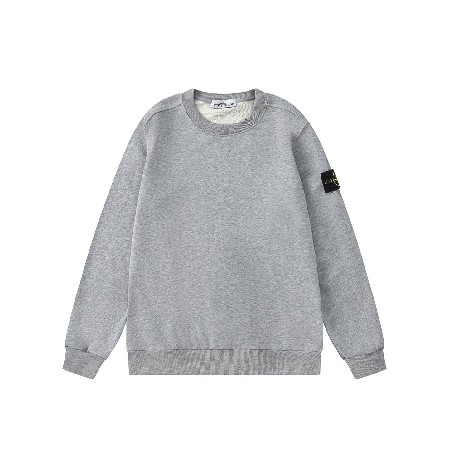 Sweat-shirt homme Stone Fall Winter décontracté à col rond, couleur unie élégante, coupe décontractée, manches longues, col rond, modèle 06
