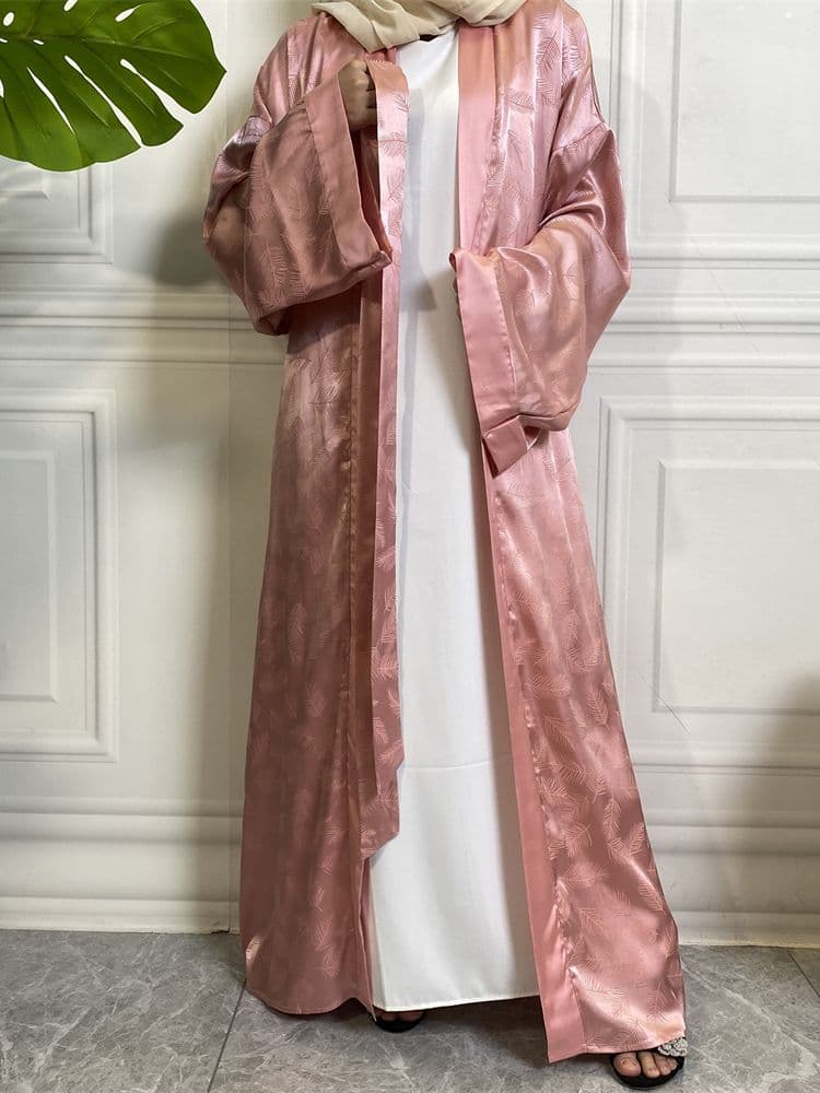 New Muslim Abaya Dress Dubai Turkish Satin Loose Clothing Morocco White Robe Islamic Pakistani Clothes Evening Dresses Ramadan