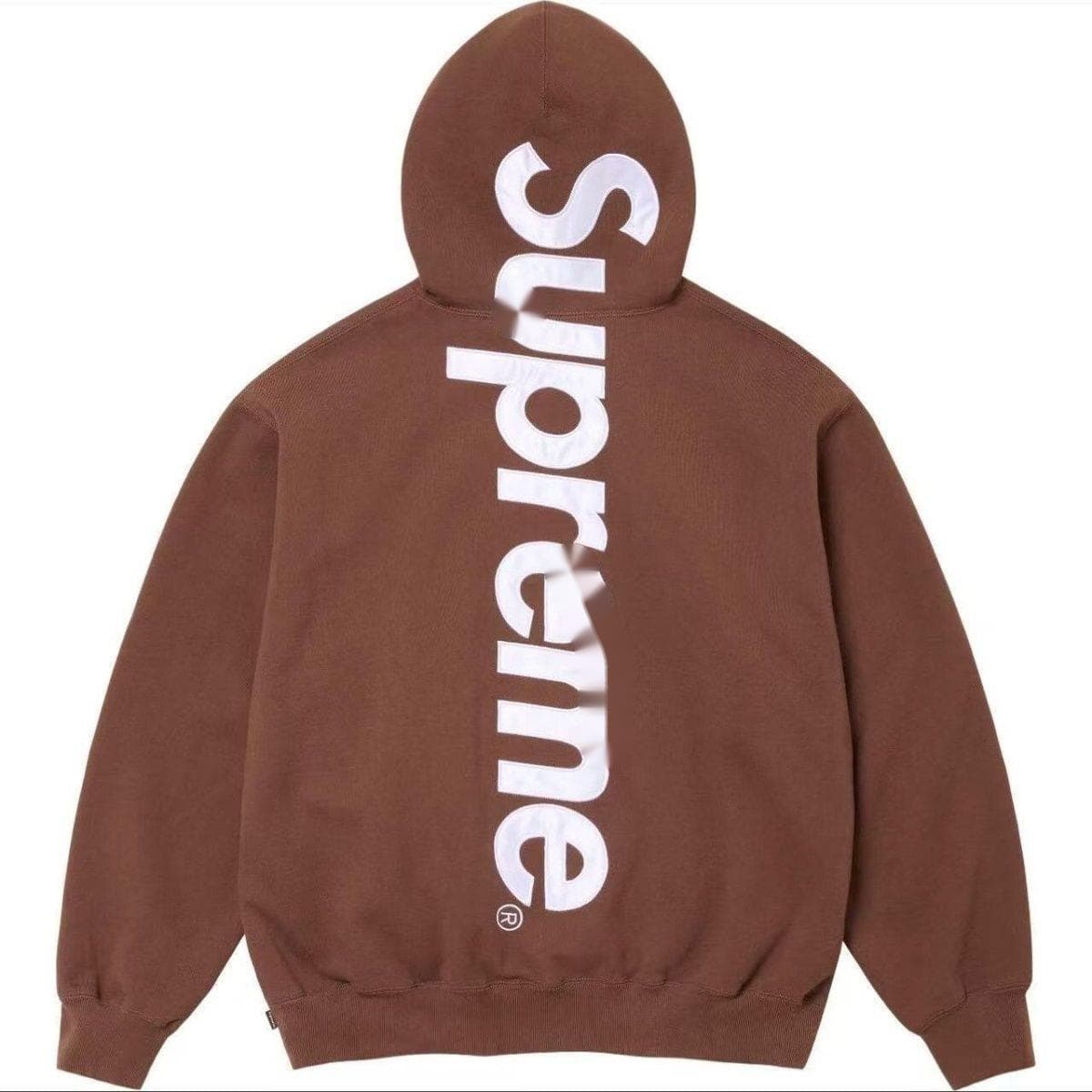 Sweat à capuche unisexe classique doublé polaire avec imprimé lettres au dos Style SUPr - Collection tendance 2025