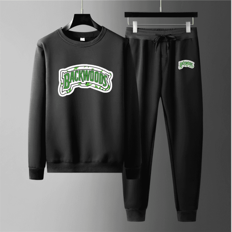 Men's Sportswear Sports Alphabet Print Speckle Crew Neck Hoodie Set Sweatshirt and Pants Brushed Casual Street Top Clothinglousry Hoodie