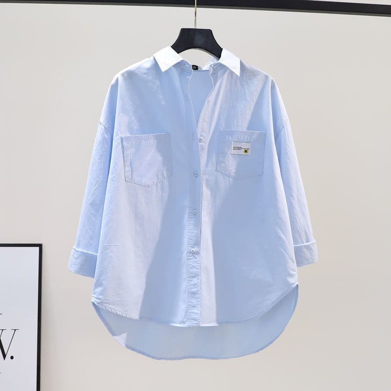 Women's Clothing Spring And Autumn Thin Casual Cardigan Simple Loose Fashion Sunscreen Thin Jacket For Women