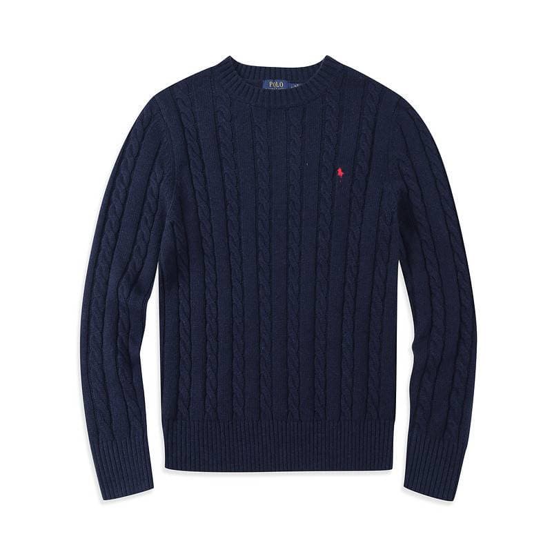 Pull en tricot à col rond avec plusieurs couleurs pour le sport décontracté