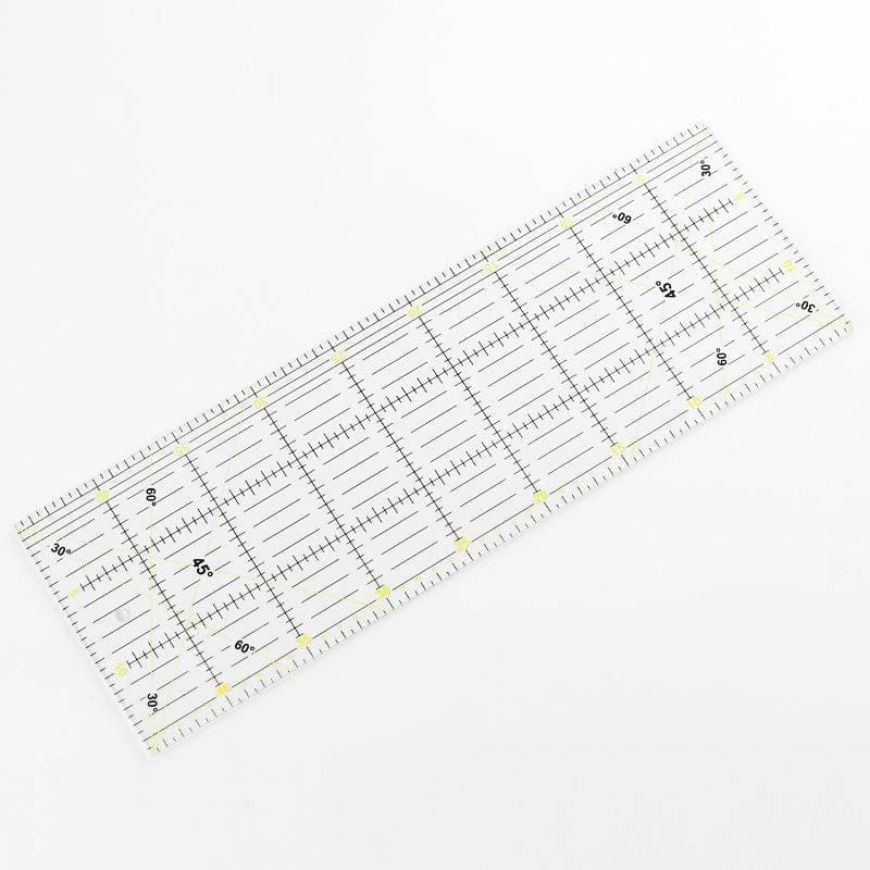 Fabric Cutting Ruler 45cm*15cm Thick 3mm Two Color Large Rectangular Sewing Ruler
