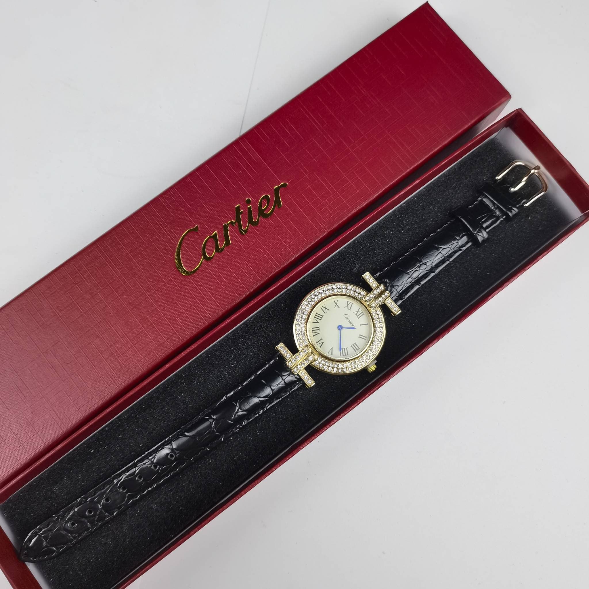 Montre à quartz tendance pour femme, cadran résistant, ceinture, décontractée, élégante et discrète