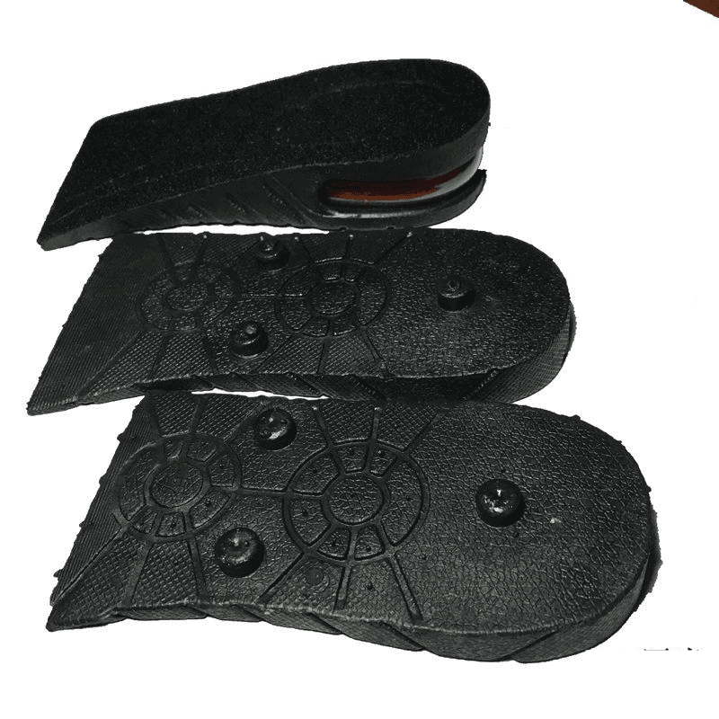 Height Increasing Insoles Air Cushion Men's And Women's Styles Half Pad Three Layer Invisible Inner Height Increasing Insoles Adjustable