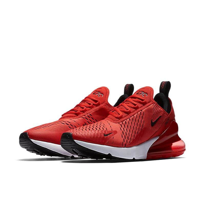 Chaussures de sport Air Max 270s pour hommes et femmes, en mesh, pour la course et l'extérieur.