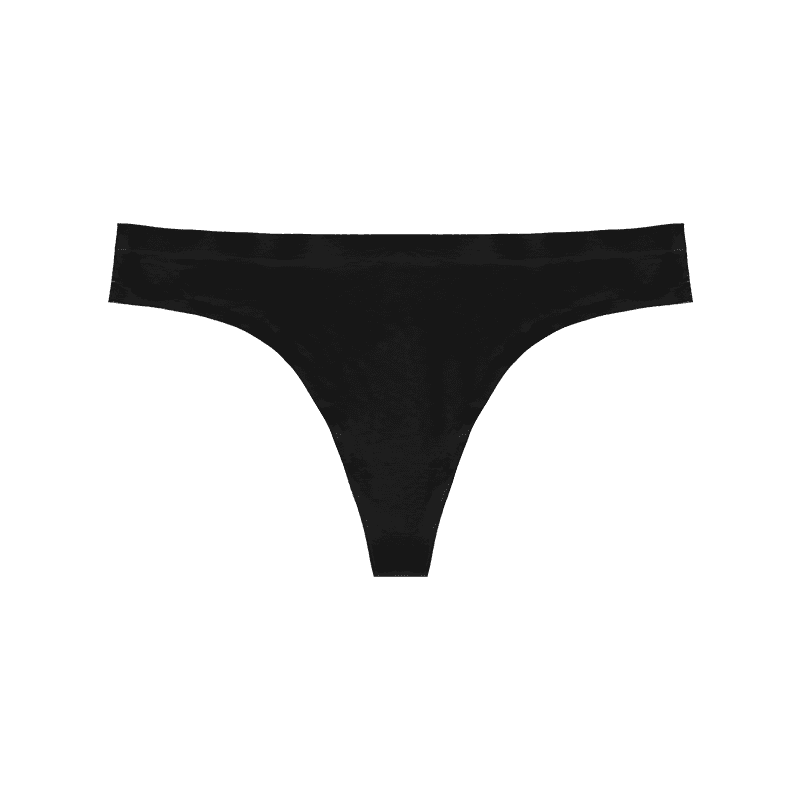 Women's Clothing Thin T-shaped Underwear Sports Large Size Seamless Breathable Ice Silk Low-waist One-piece Underwear