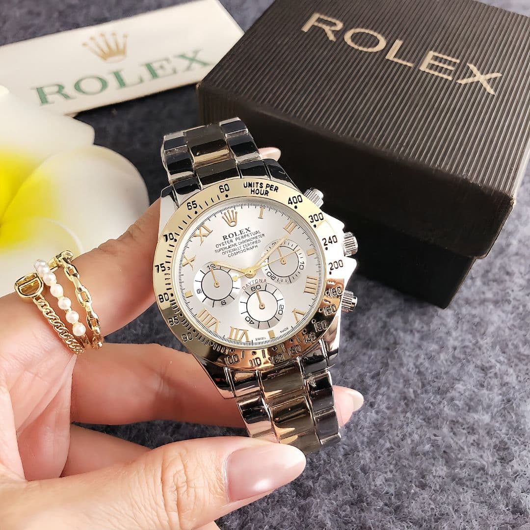 Montres de marque importées - Montres à quartz élégantes et luxueuses pour femmes, montres-bracelets à la mode et destinées aux entreprises, au