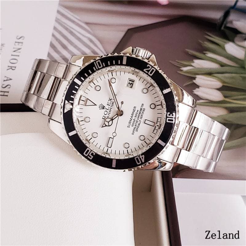 Yacht-Master Montre pour Homme Goût Premium Bracelet en métal Style Classique Travailleur d'affaires Mouvement à Quartz Socialisateur Diamètre 40