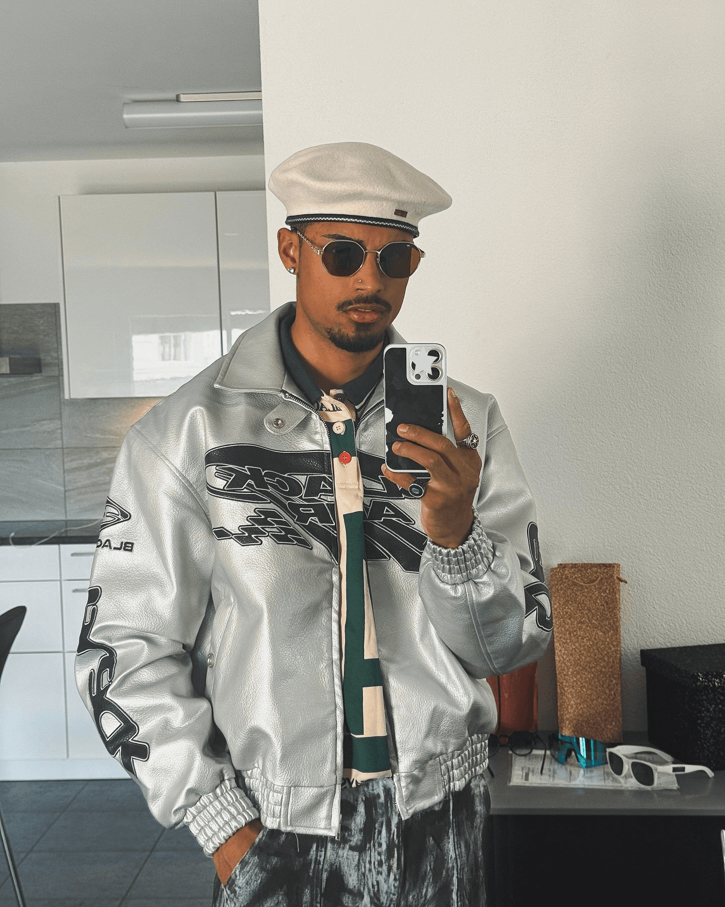 Men's Clothing Hip Hop Motorcycle Jacket For Women Spring And Autumn 2024 New Style National Trend Retro Flight Jacket Leather Jacket For Couples