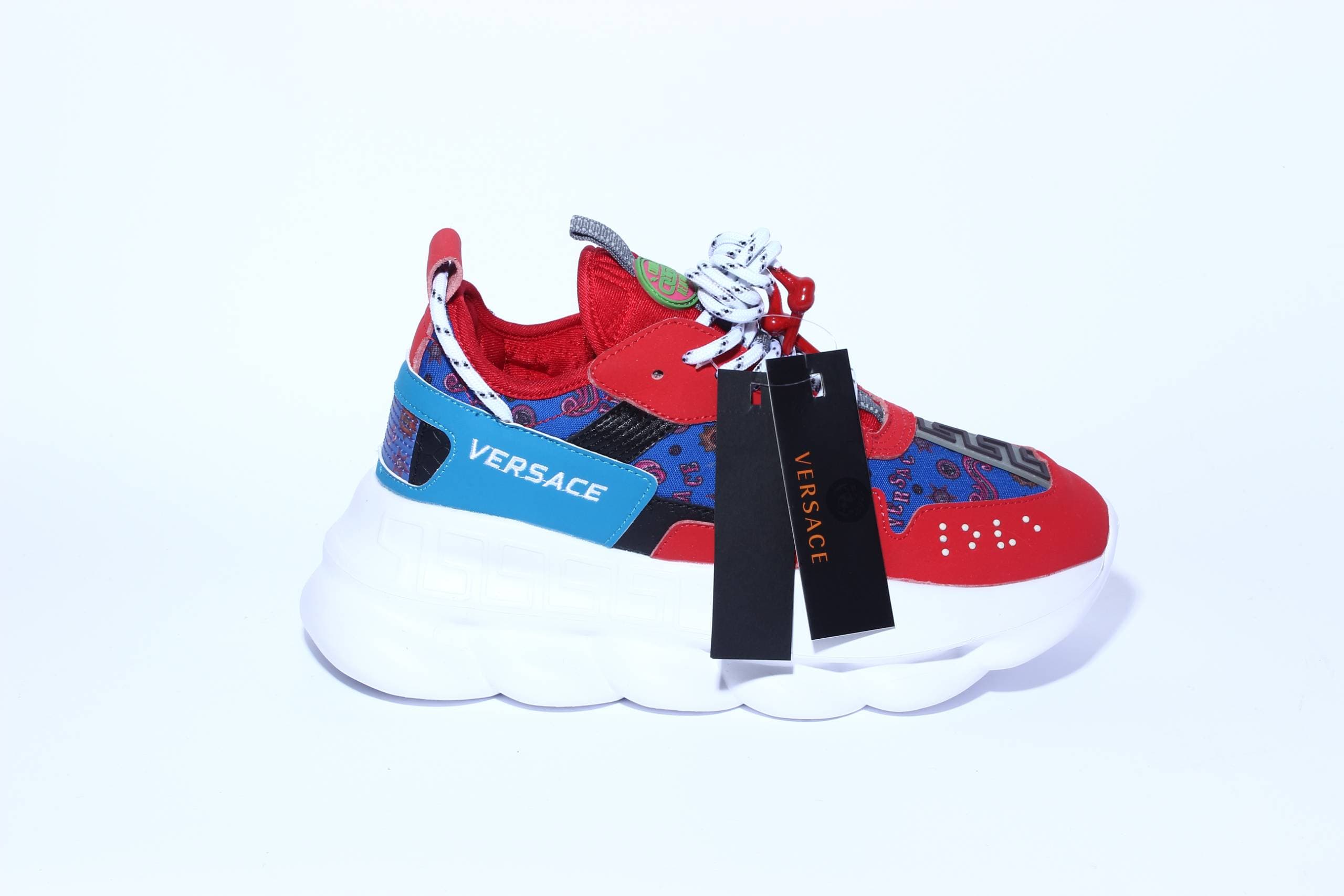 Top Casual Chaussures Italie Réfléchissant Hauteur Chain Reaction Baskets Triple Noir Blanc Multicolore Daim Rouge Bleu Jaune
