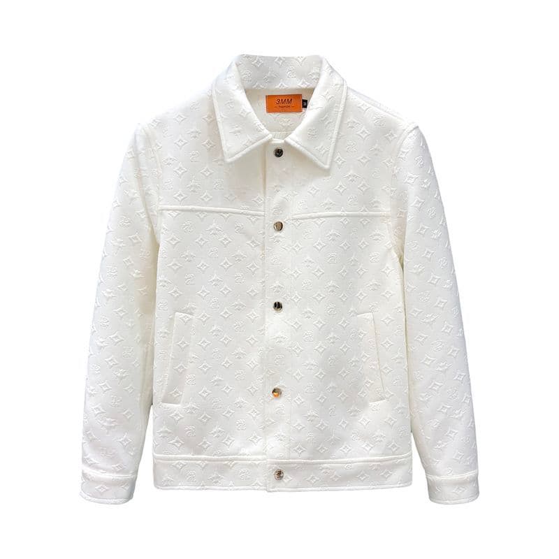 Fashion European-USA Style Black/White Outerwear Youth/Men Lapel Hnurling Single-Breasted Long Sleeve Casual Jacket