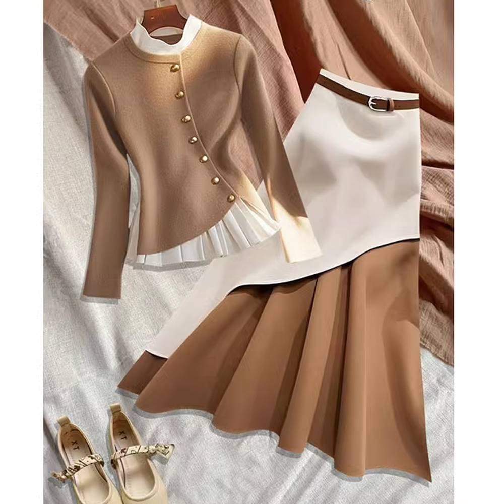 Women's Clothing Lazy Style Unique Shirts For Women Autumn And Winter New Fashion Niche Design Tops