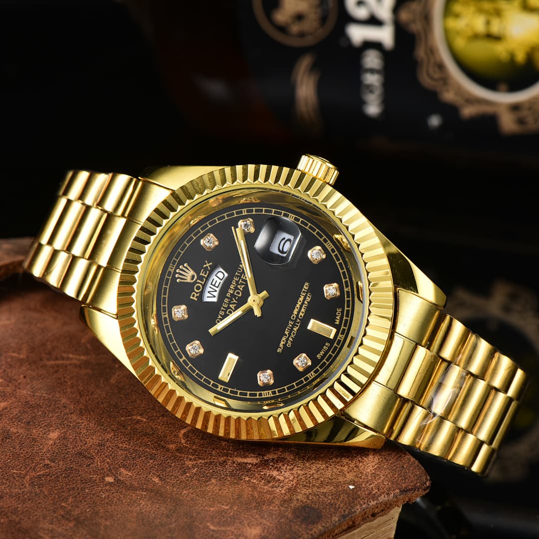 Montre classique à double calendrier pour affaires : une montre de luxe élégante et abordable
