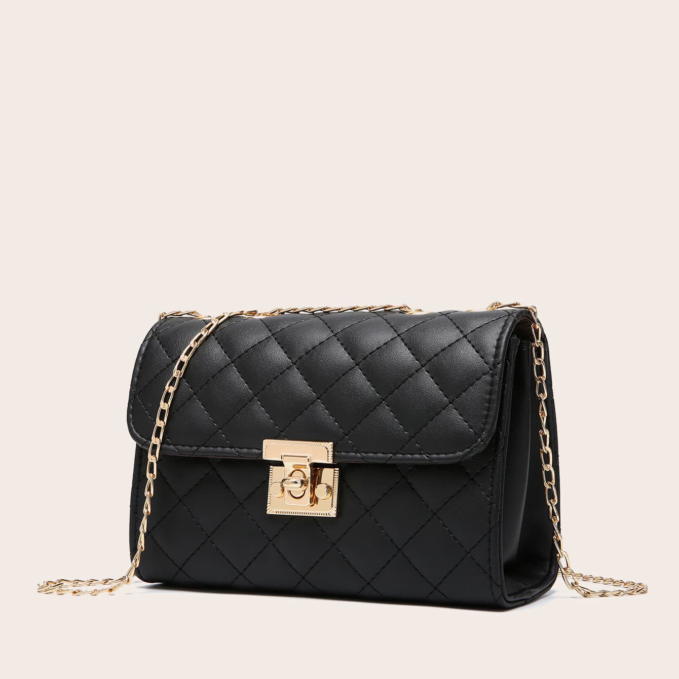 Women's Bags New Embroidered Chain Square Bag Casual Small Clear Messenger Bag One Piece Drop Shipping