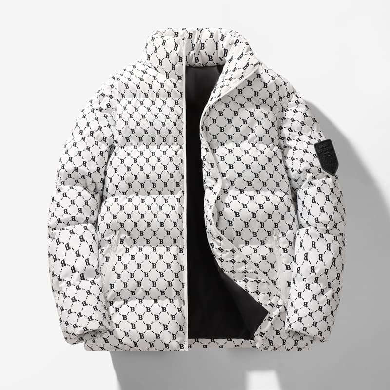 Veste en coton de haute qualité pour homme, nouvelle collection hiver, épaisse et chaude, coupe courte, élégante et tendance.