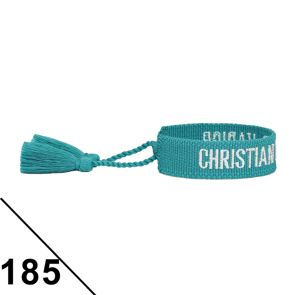 Bracelet unisexe tendance avec lettres tressées