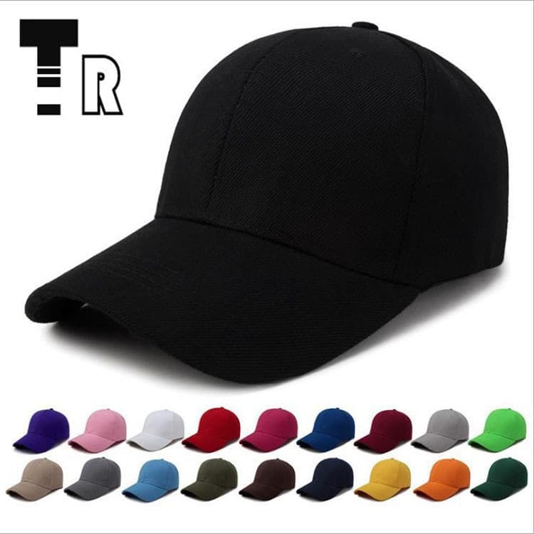 Hat manufacturer Mao Qing solid color light body peaked cap advertising cap sun hat men's and women's multi-color casual baseball cap sun protection