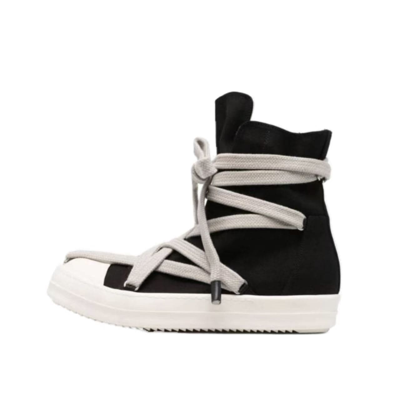 Chaussures décontractées pour hommes, baskets montantes décontractées en toile noire et blanche, style urbain pour couples, contrefaçon