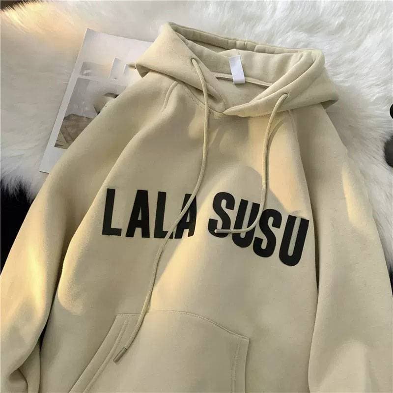 Men's Clothing Casual Hooded Fleece Sweater Loose Retro Sweater Jacket