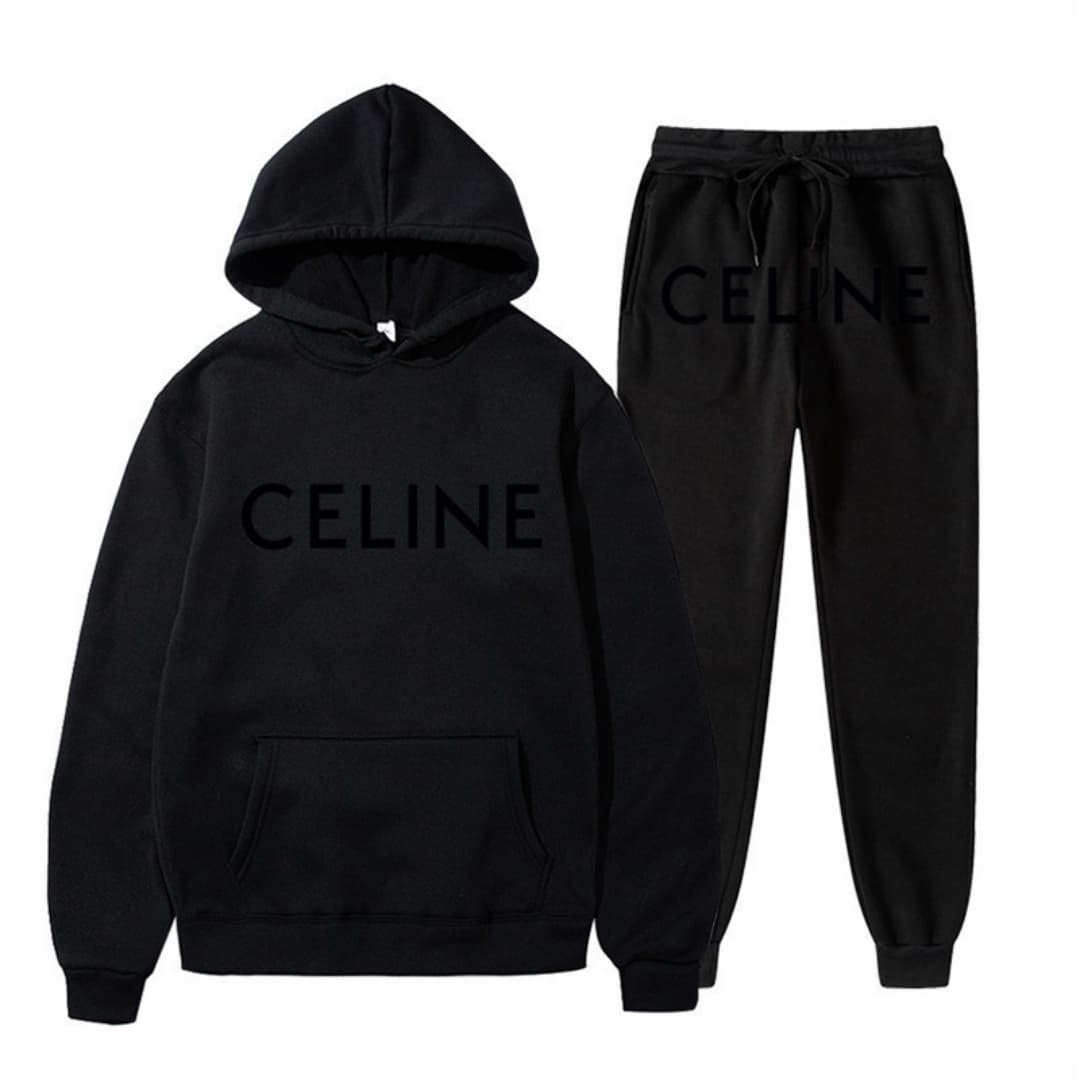 Ensemble sweat à capuche ample et polyvalent pour l'automne et l'hiver, nouvelle collection unisexe de grande marque