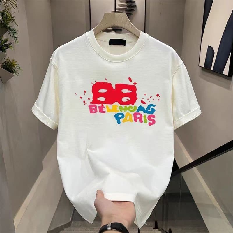 women's High-quality Round-neck Pullover Short-sleeved T-shirt