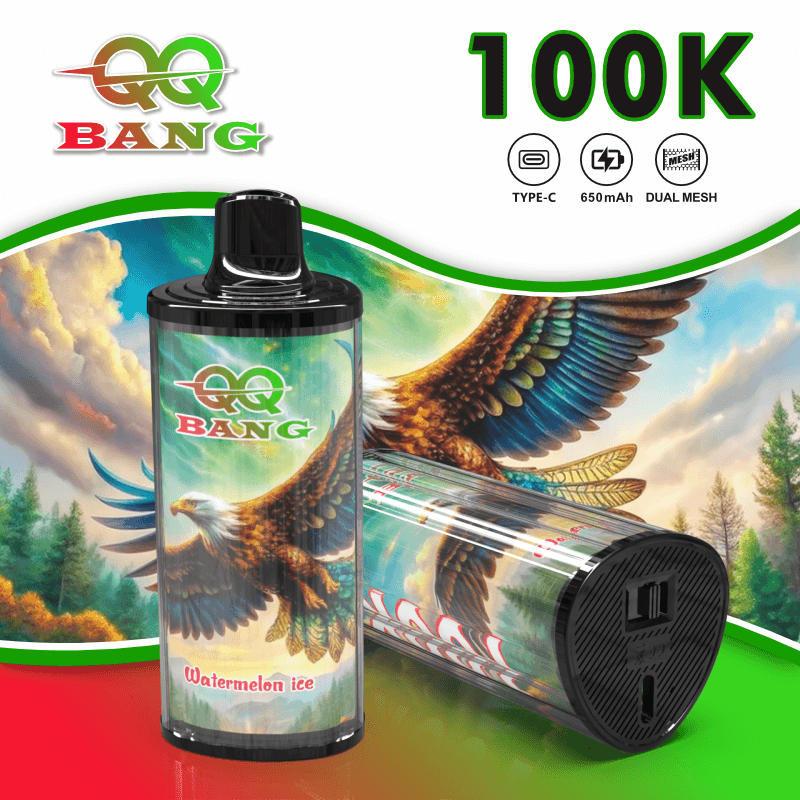 BANG KING 100K bouffées / Affichage du niveau de carburant et de la batterie sur l'écran / Faible résistance / Charge rapide