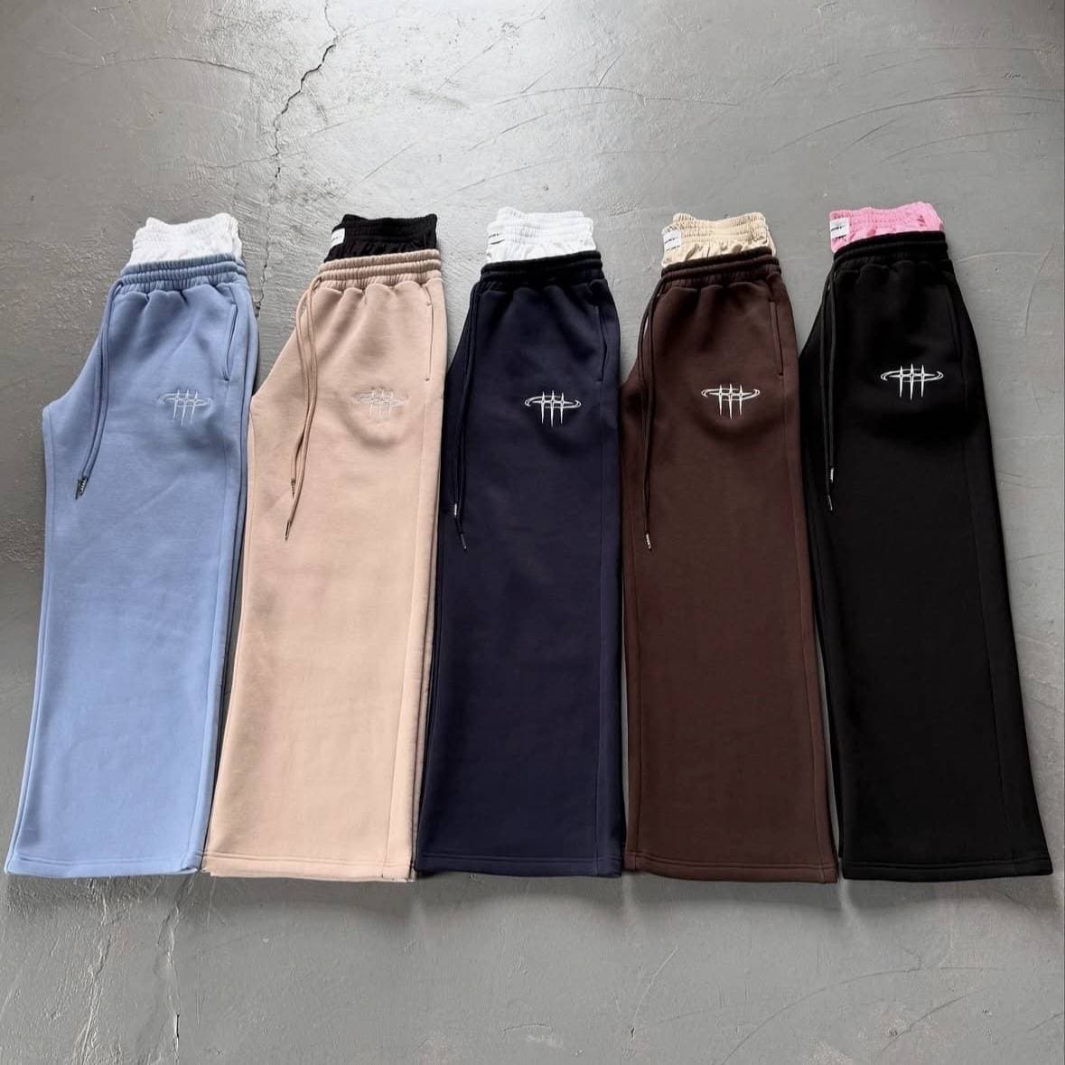 European And American Retro Y2k Street Trend Hip Hop Casual Elastic Waist Zipper Loose Solid Color Sports Casual Pants