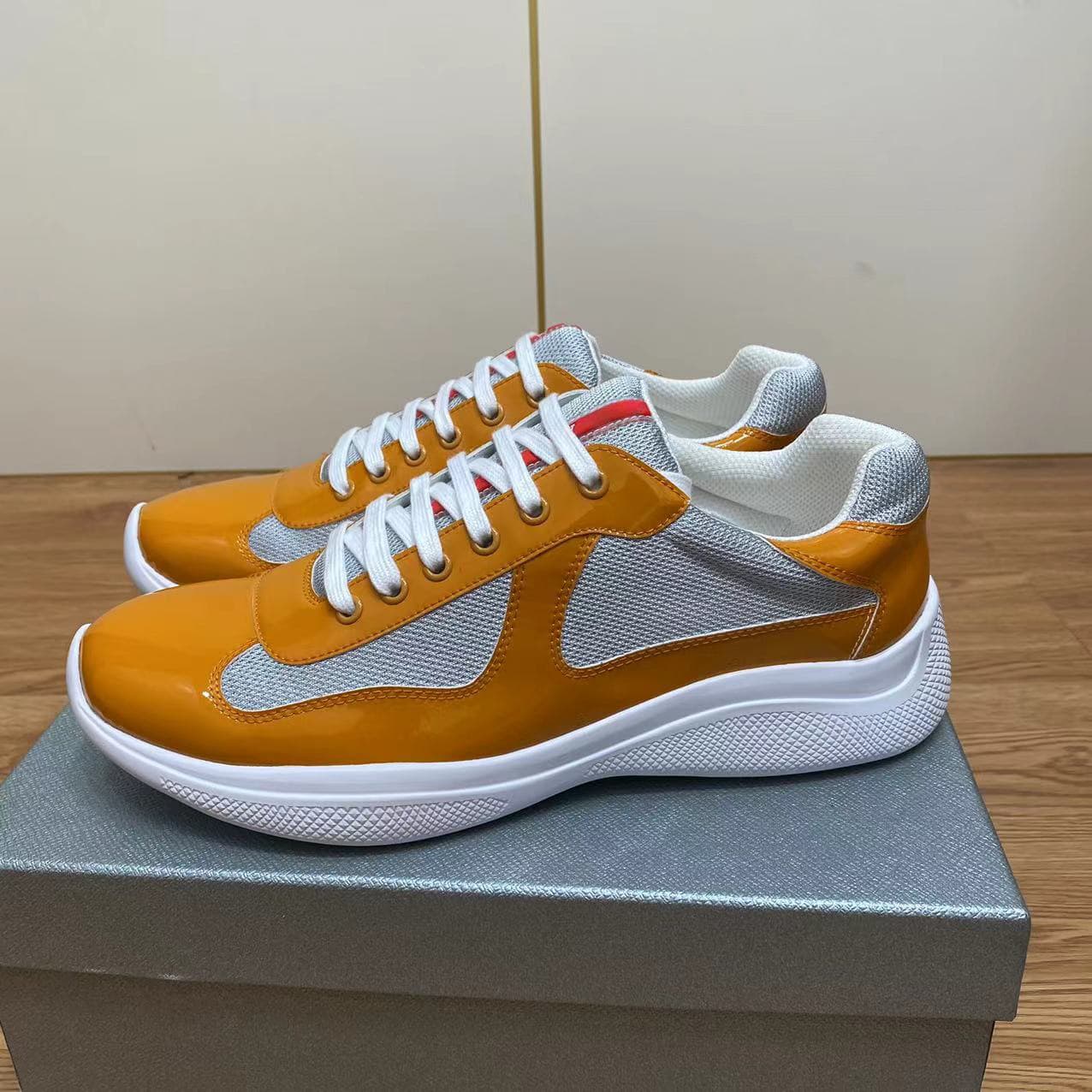 Chaussures de sport décontractées pour homme en cuir véritable noir de marque P, pointure 25, baskets de mode haut de gamme, nouveau modèle, gran