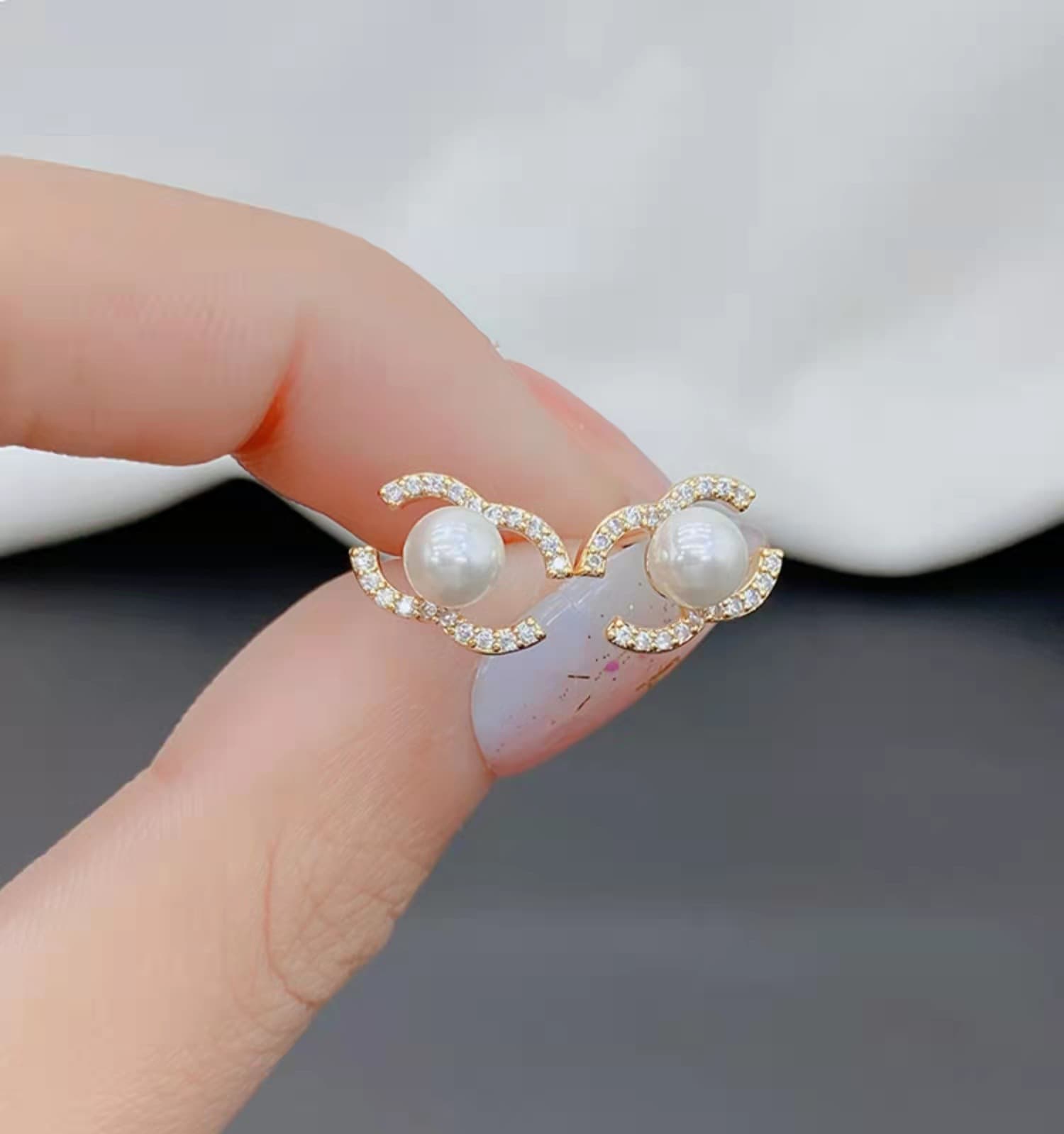 Boucles d'oreilles pendantes classiques rétro colorées en cristal de zircon, lettre double G, pour femmes, breloque de luxe, bijoux de fête, cadea