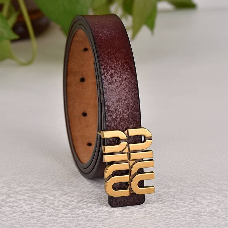 Ceinture en cuir pour femme, alliant luxe et polyvalence, ceinture de tailleur au design pointu, ceinture pour jean noir