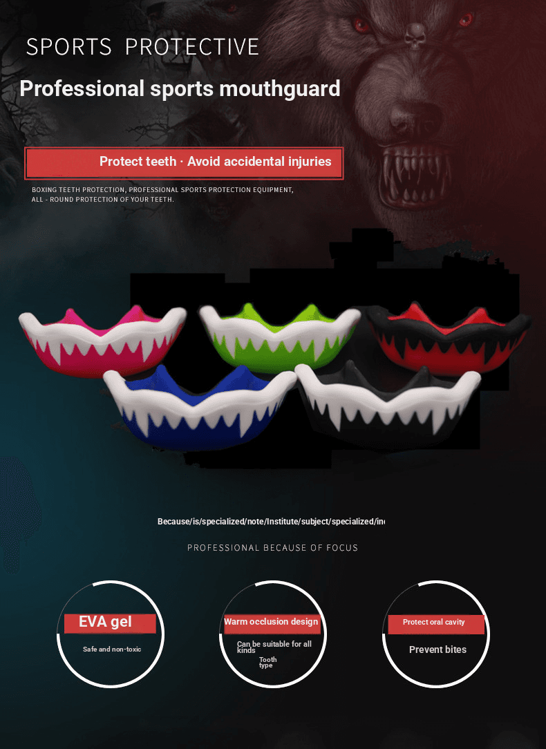 Fangs Vampire Fist Braces Teeth Guard Muay Thai Fighting Fighting Taekwondo Sanda Protective Gear