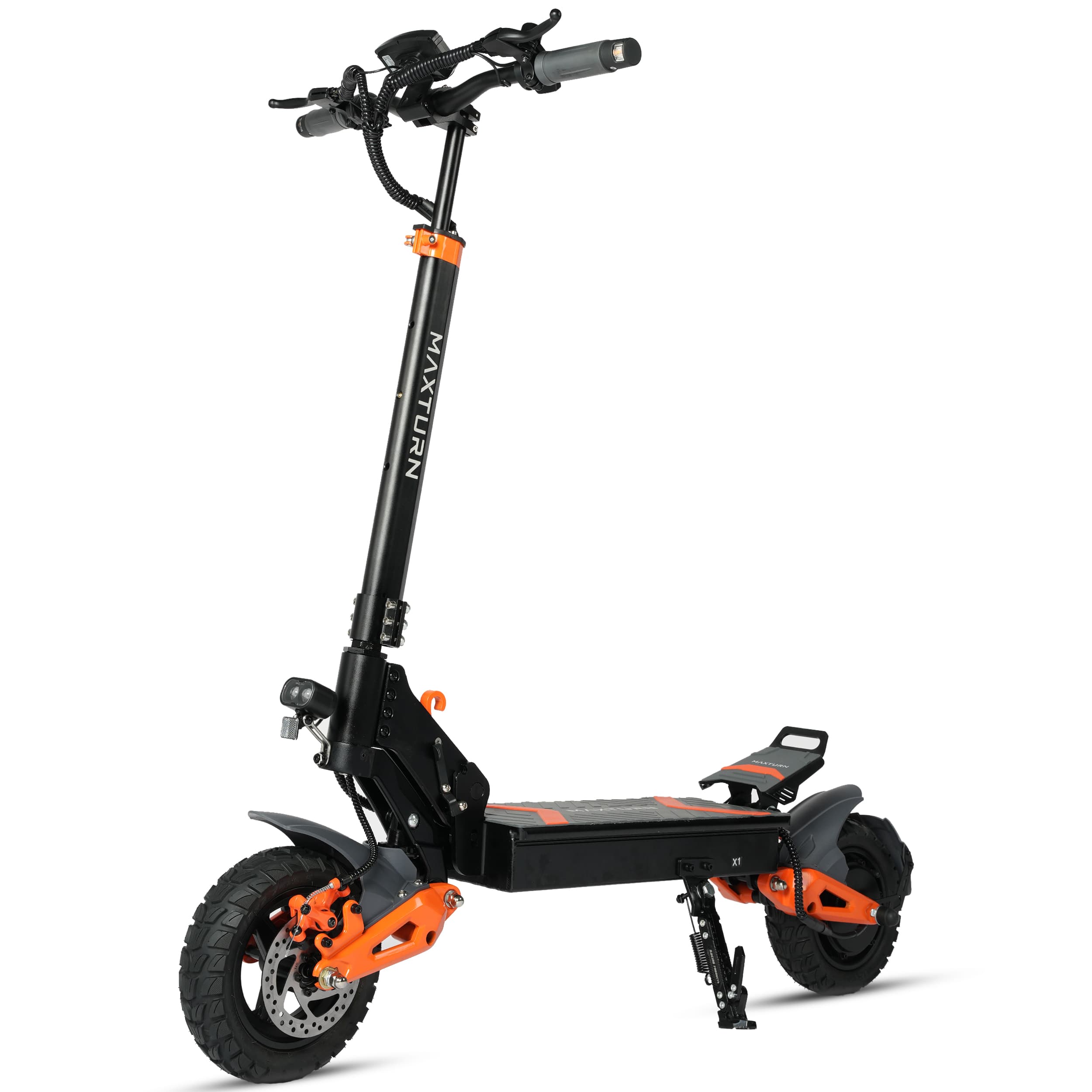 MAXTURN X1 Foldable E-scooter 48V 15.6AH Battery 1000W Motor Dual Suspension 10" Off-road Electric Scooter