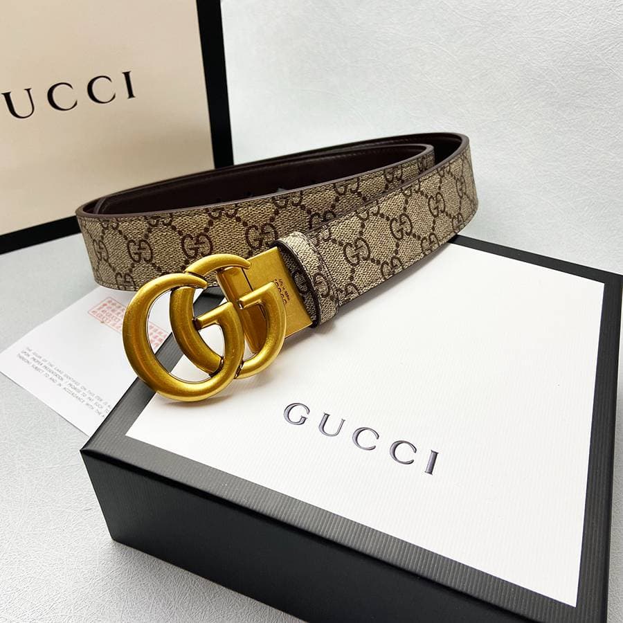 Ceinture longue classique de haute qualité pour hommes et femmes, ceinture tendance urbaine, réversible.