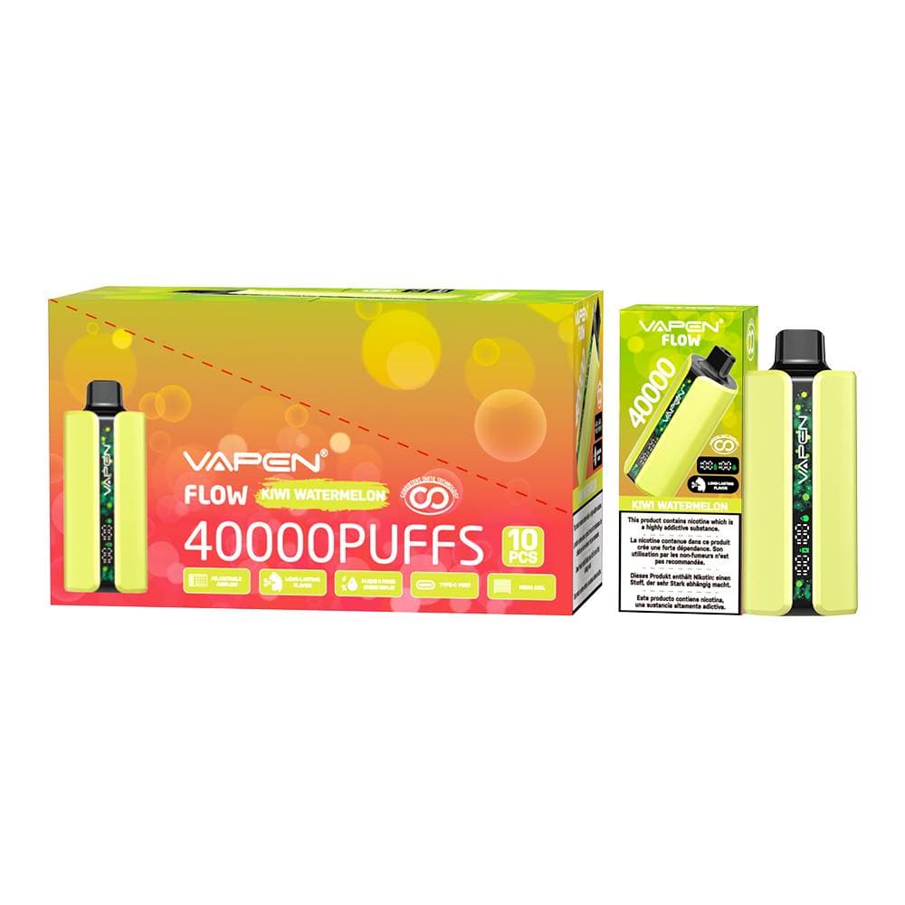 10pcs Vapen Flow 40000 Puffs Stylo Vape Jetable E-cig Mesh PRO Saveurs 40K 30K 50K Vapes Bar Elf Cigarette Électronique TECHNOLOGIE DE GOÛT CONSTAN