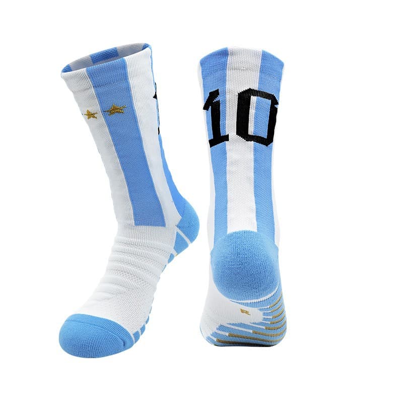Numbered Football Socks For Men, Non-slip Socks, Towel Bottom Socks, Wholesale Team Training Sports Socks, Wholesale