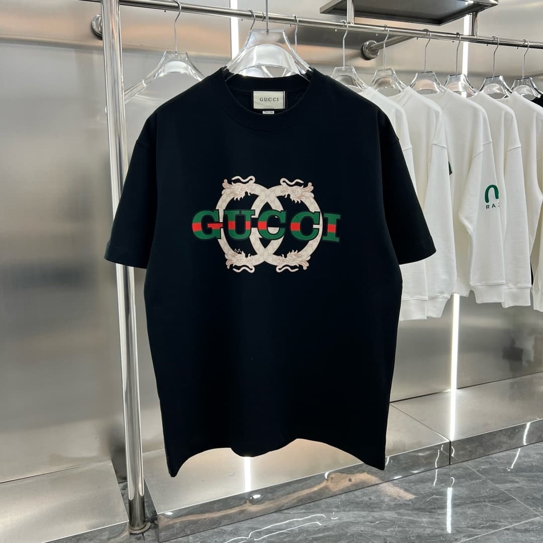 T-shirts de marque de haute qualité, t-shirts tendance décontractés d'été pour la maison, t-shirts en pur coton amples, simples et polyvalents