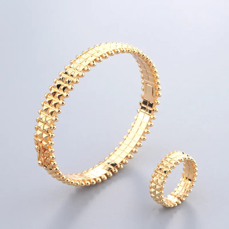 wide Gold Gear Sier Bangle Bracelets For Women Set Ring Tennis Fashion Unisex Jewelry Designer Girl Wife Jewlery Party