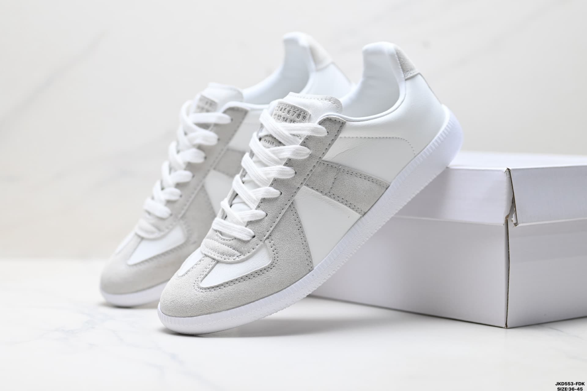 Baskets compensées basses en daim Maison Margiela Mason Margiela Replica