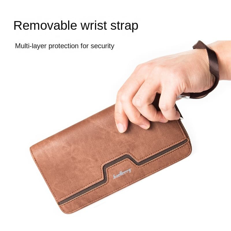 Baellerry Men's Long Wallet New Arrival High Quality Clutch Bag Business Casual Youth Clutch Bag