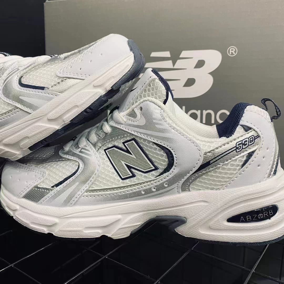 Chaussures rétro pour papa Chaussures décontractées en maille en forme de N super chaudes