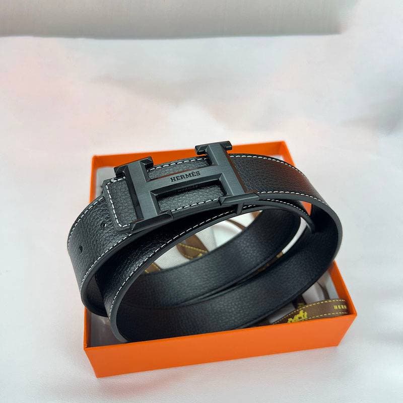 Sans boîte Une ceinture en cuir de vachette entière coupée en cuir de vachette joint Ceinture en cuir de vachette Ceinture en cuir de vachette mon