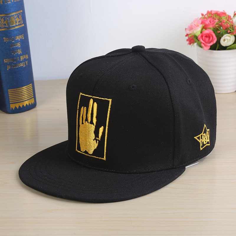 Korean version of fashionable embroidered baseball street dance couple hip-hop hat, outdoor sun hat