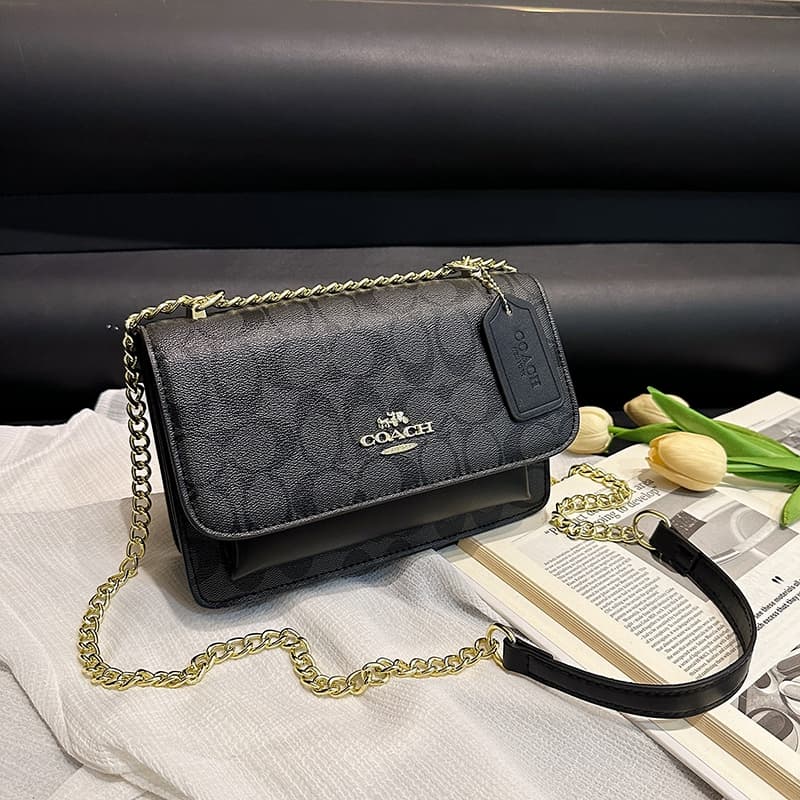 Sac à main rétro tendance Europe et États-Unis, imprimé à la main, léger, luxueux, simple, petit, carré