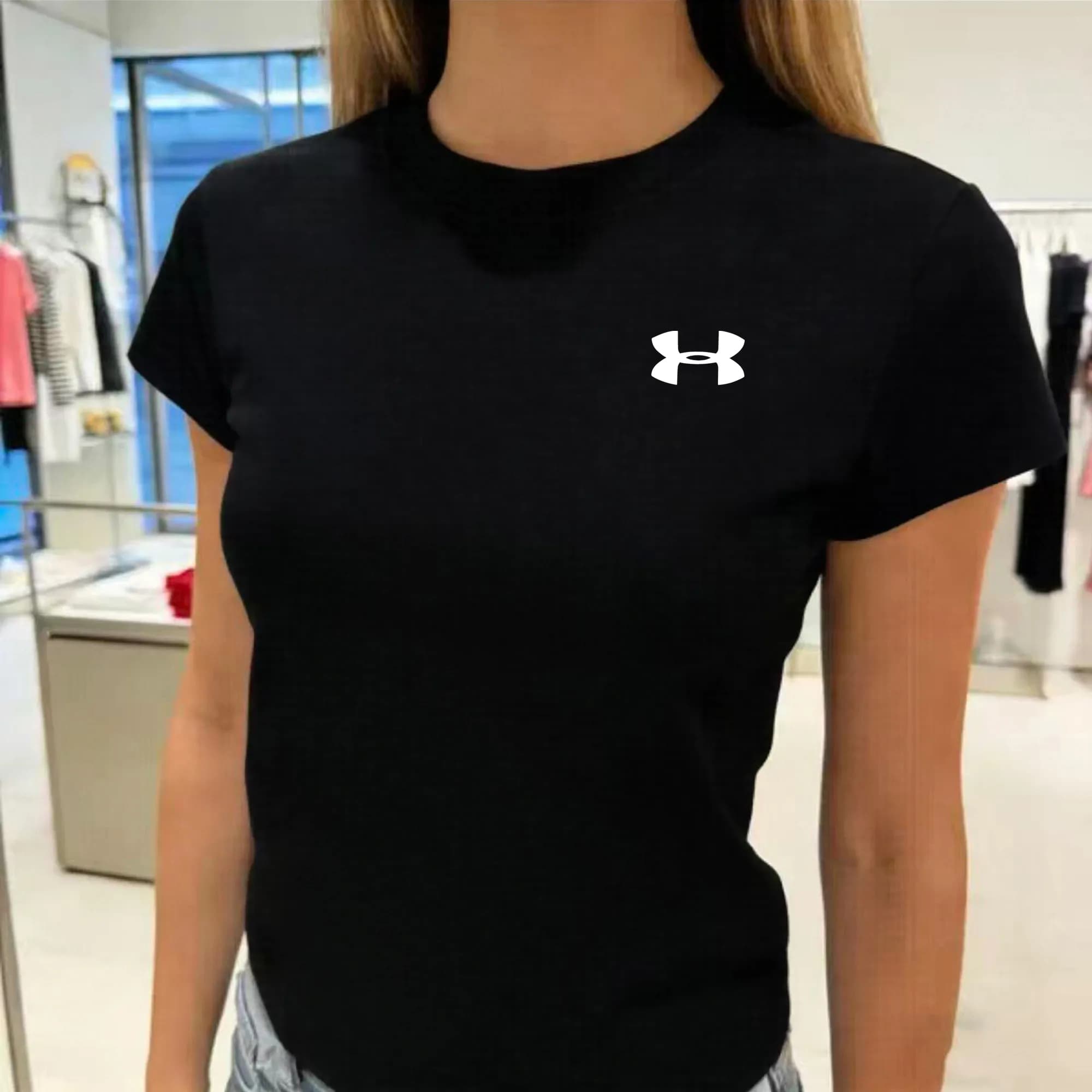 T-shirt imprimé à manches courtes pour femme, collection été 2026, motif classique, basique et décontracté, référence 078
