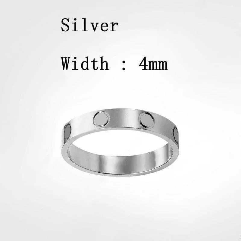 Bague Nail Love pour femme, bague classique de luxe en or pour l'amour et le mariage, avec pochette rouge, inaltérable et hypoallergénique.