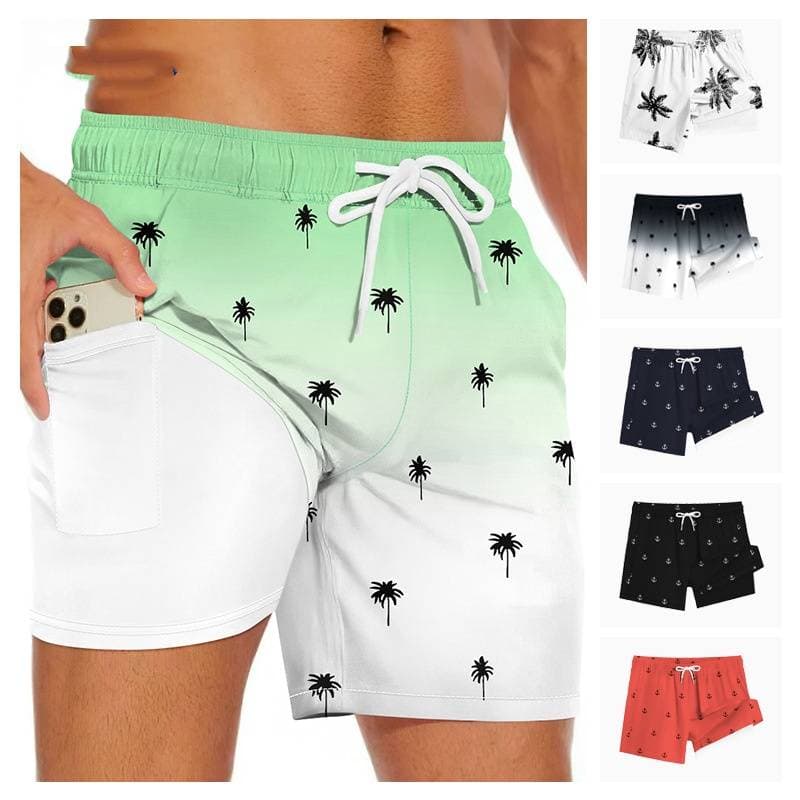 Men's Clothing New Men's Quick Drying Surf Pants Sublimation Printing Beach Pants