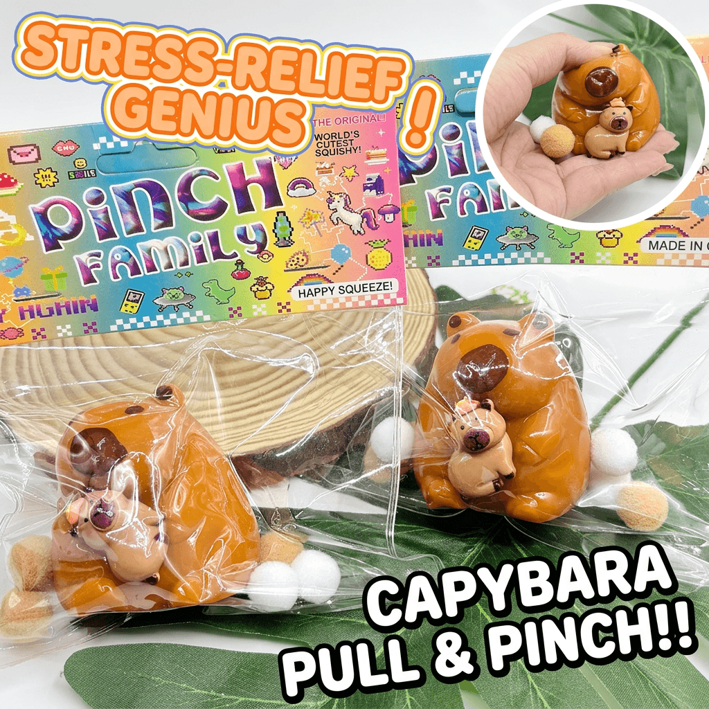 Capybara Stress Relief Toy – Slow Rising Squishy Animal Fidget Sensory Toy (Cute & Calming)