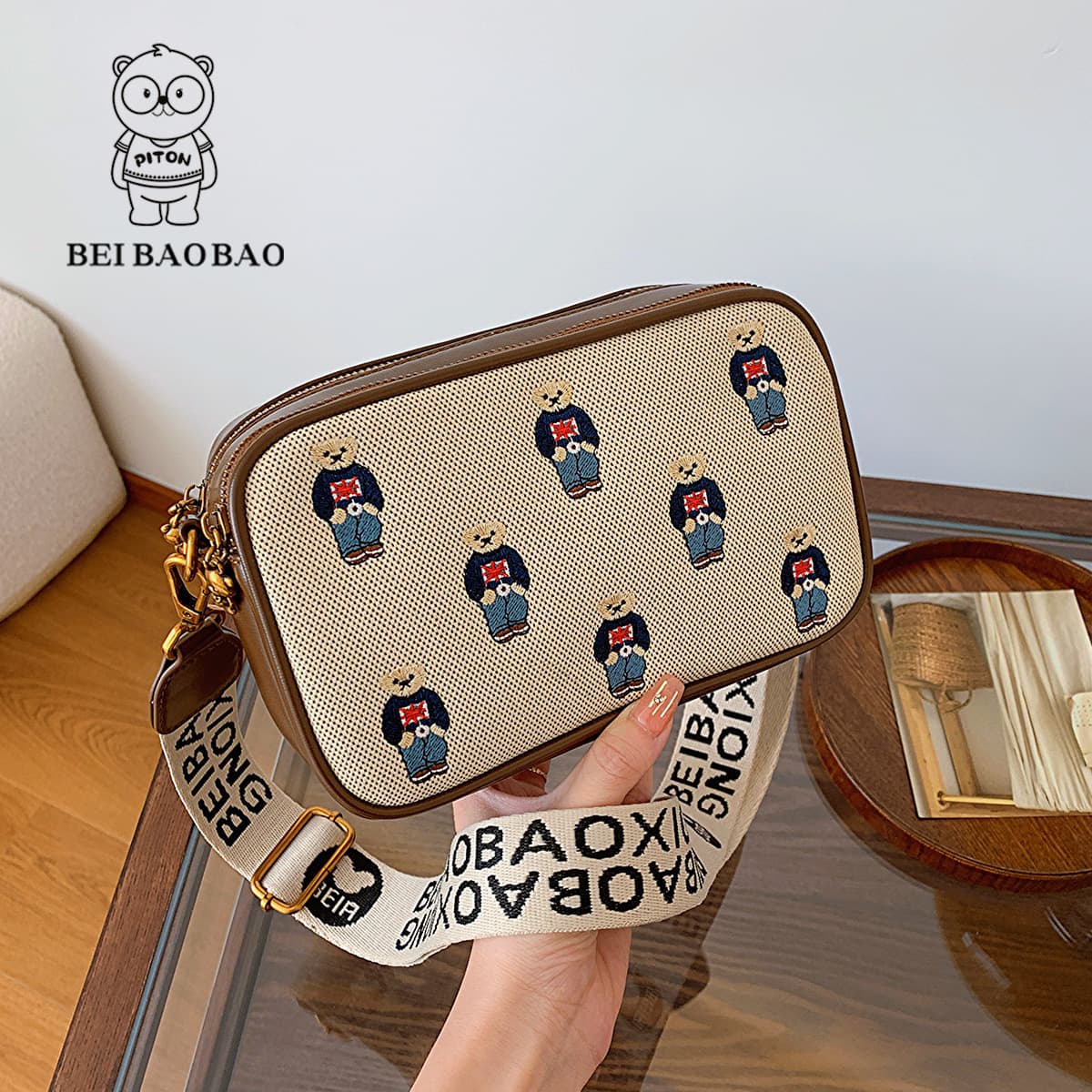 Women's Bags bag source factory bag female cartoon women's bag canvas bag casual shoulder messenger bag