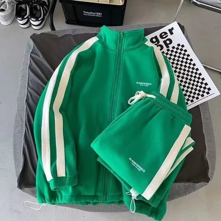 Ensemble deux pièces pour homme, style streetwear décontracté, pull à manches longues et pantalon, coupe ample, idéal pour le printemps et l'aut